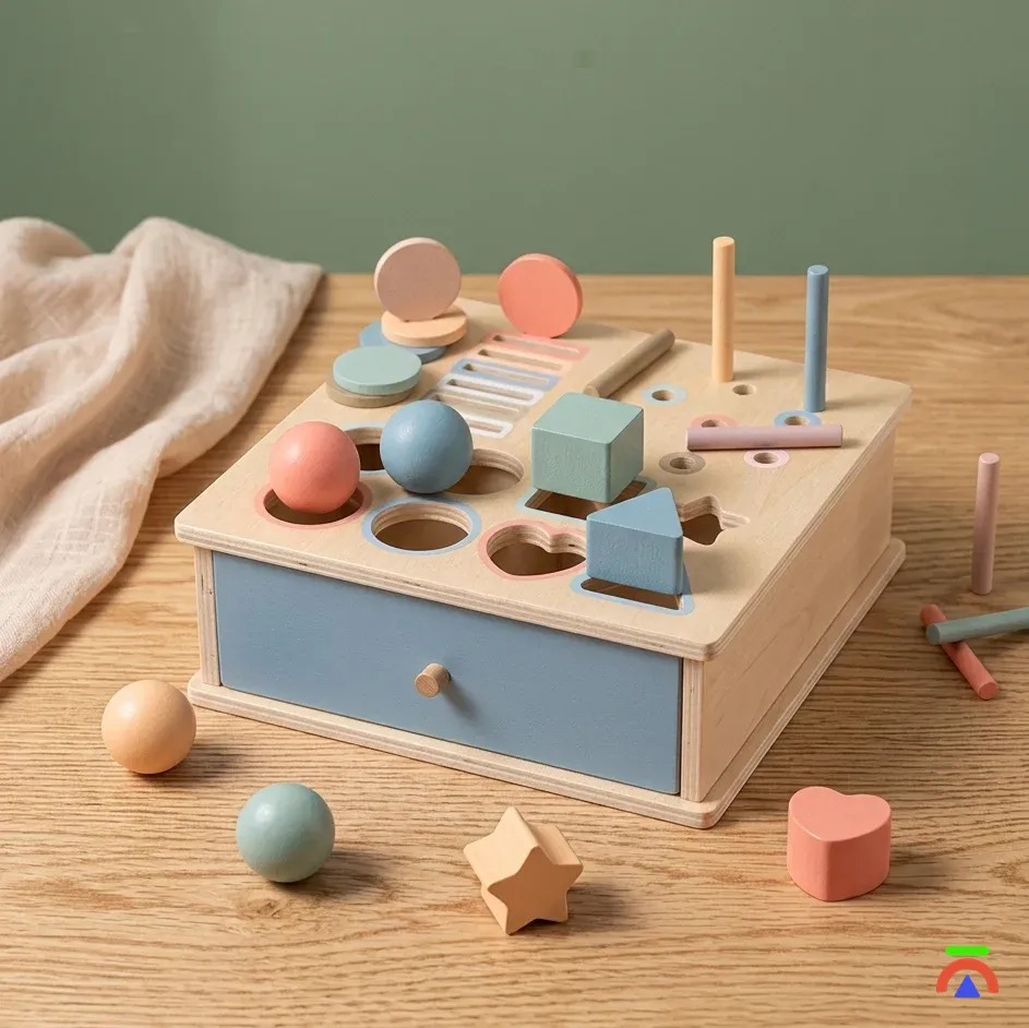 Montessori Shape Sorting Box - Image 2