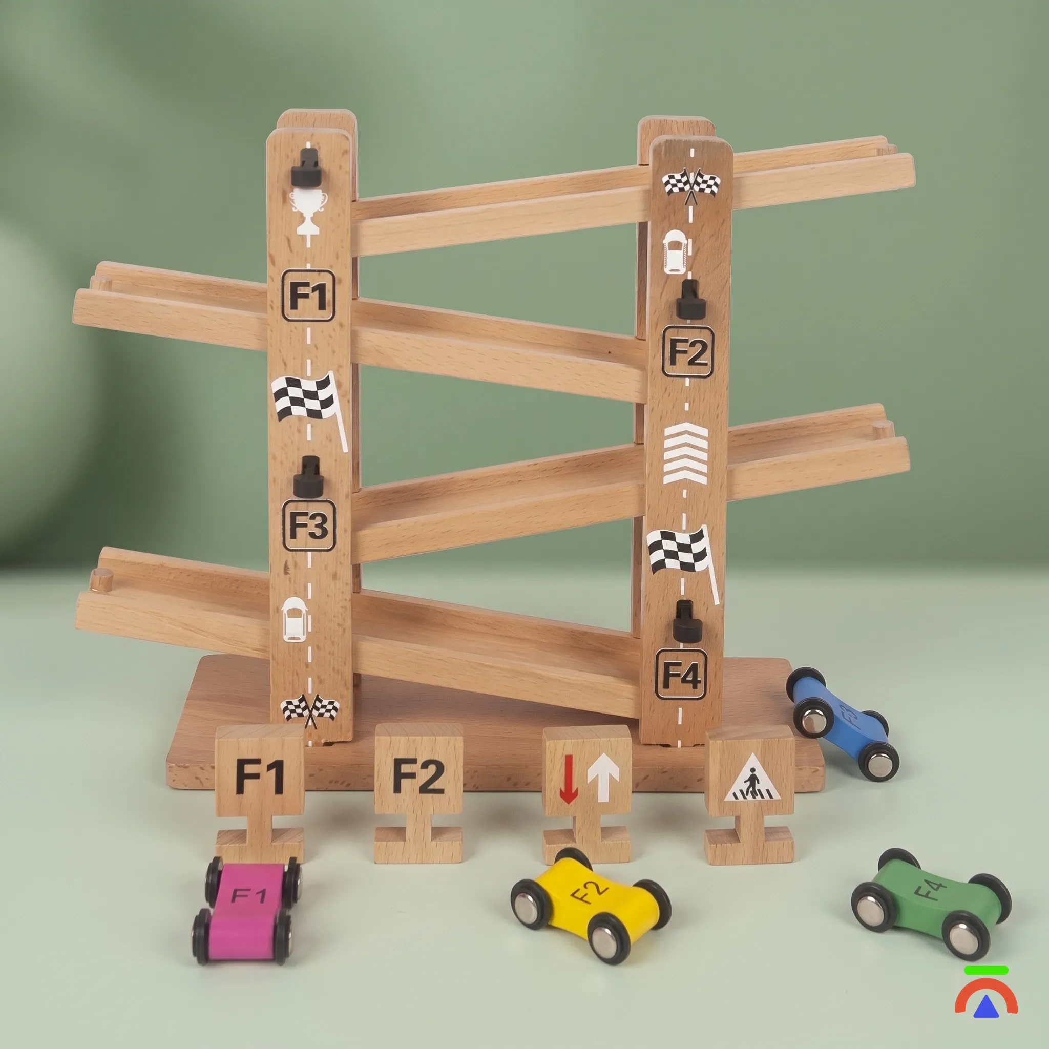 Wooden Car Ramp Racer - Image 1