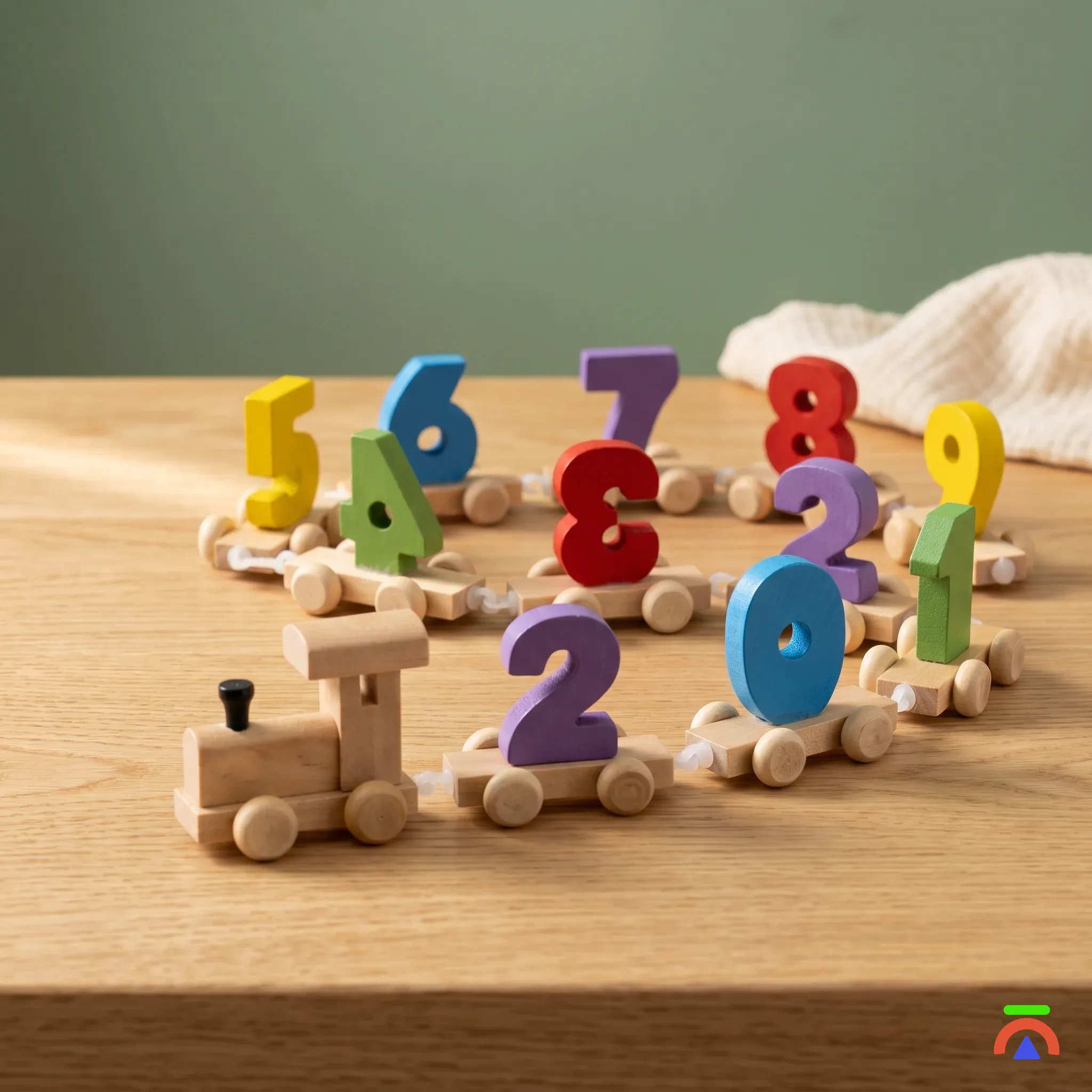 Wooden Stacking Train - Image 2