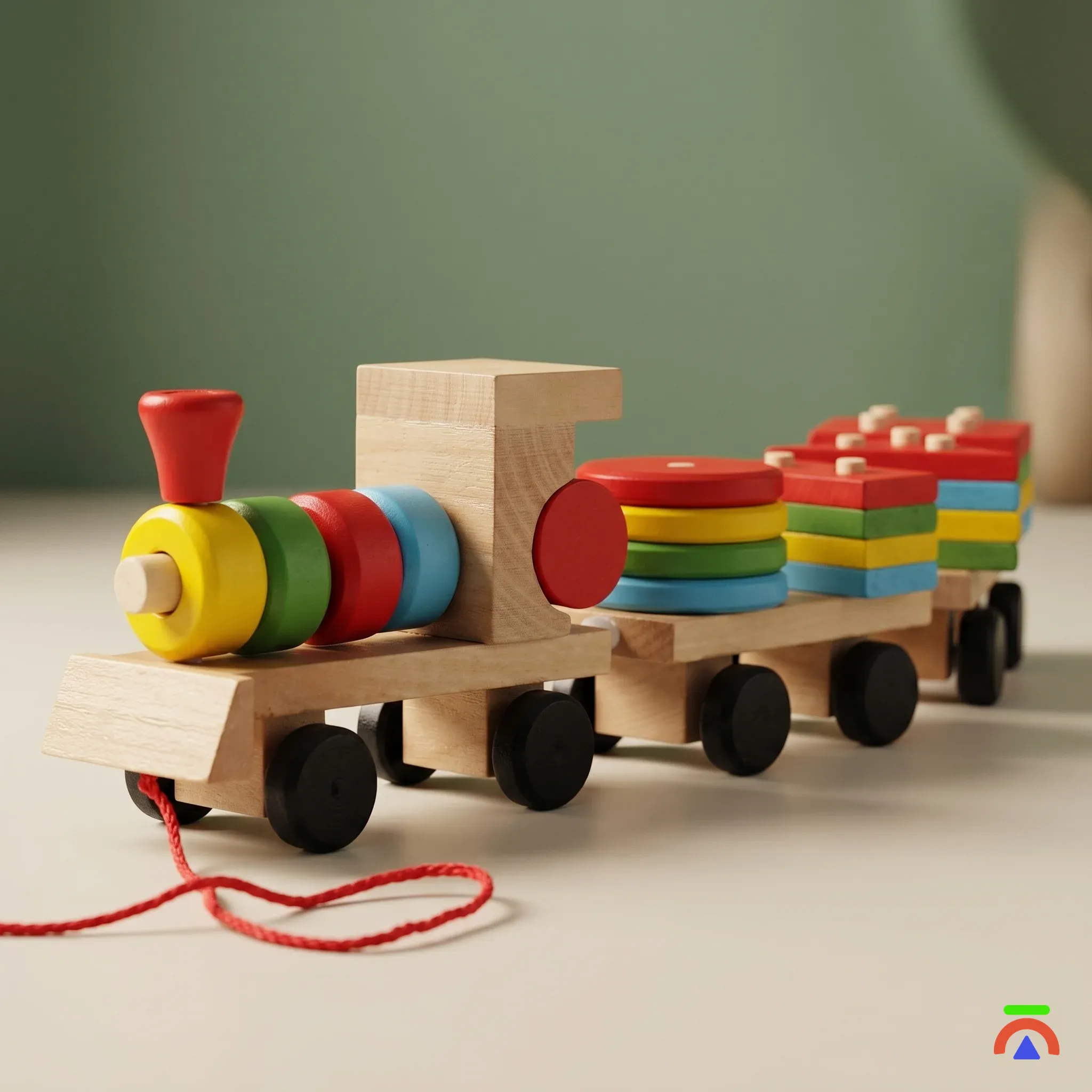 Wooden Stacking Train - Image 1