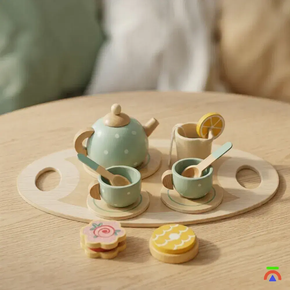 Pretend Play Café Tea Set - Image 1